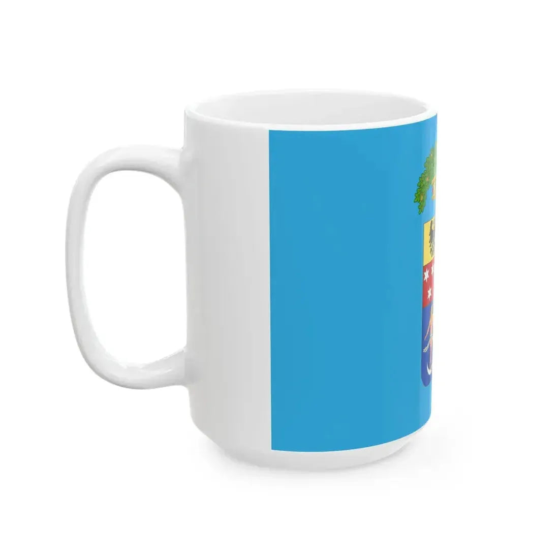 Flag of the Province of Brescia (Italy) White Coffee Mug - Go Mug Yourself