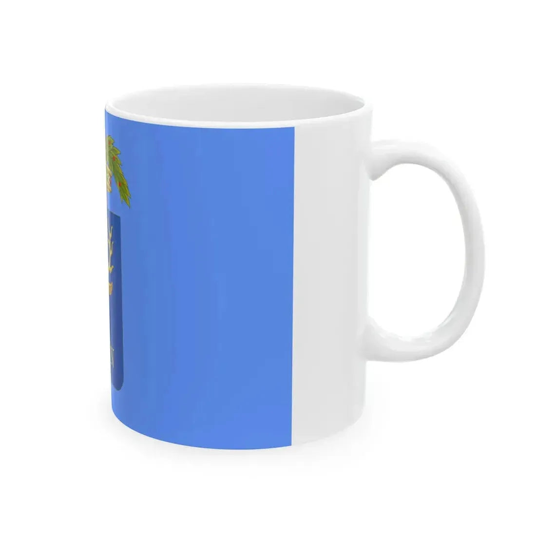 Flag of the Province of Brindisi (Italy) White Coffee Mug - Go Mug Yourself