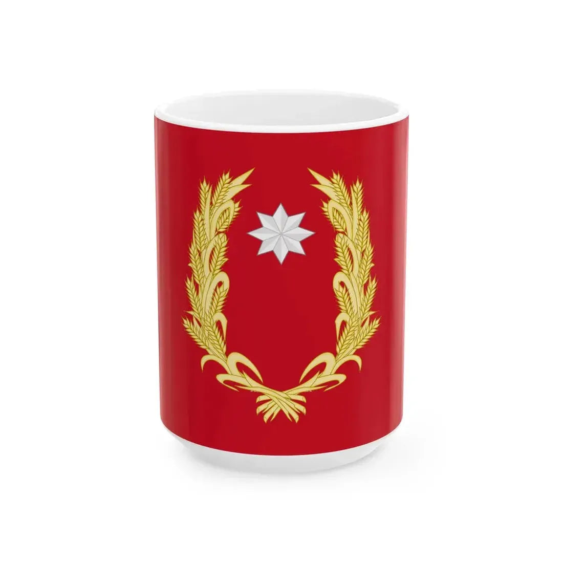 Flag of the province of Campobasso (Italy) White Coffee Mug 15oz - Go Mug Yourself