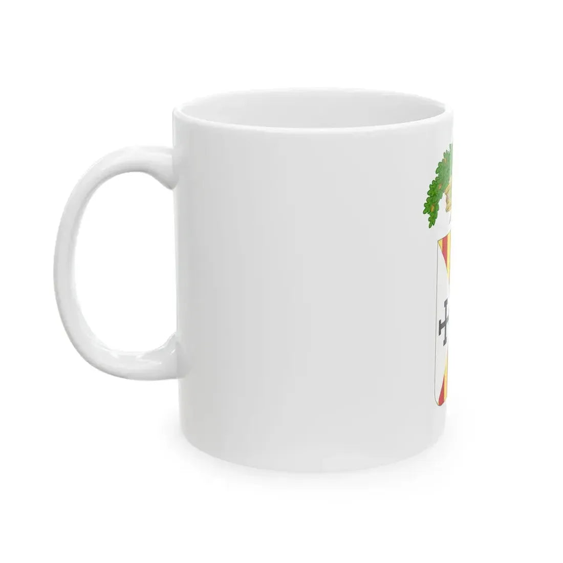 Flag of the Province of Catanzaro (Italy) White Coffee Mug - Go Mug Yourself