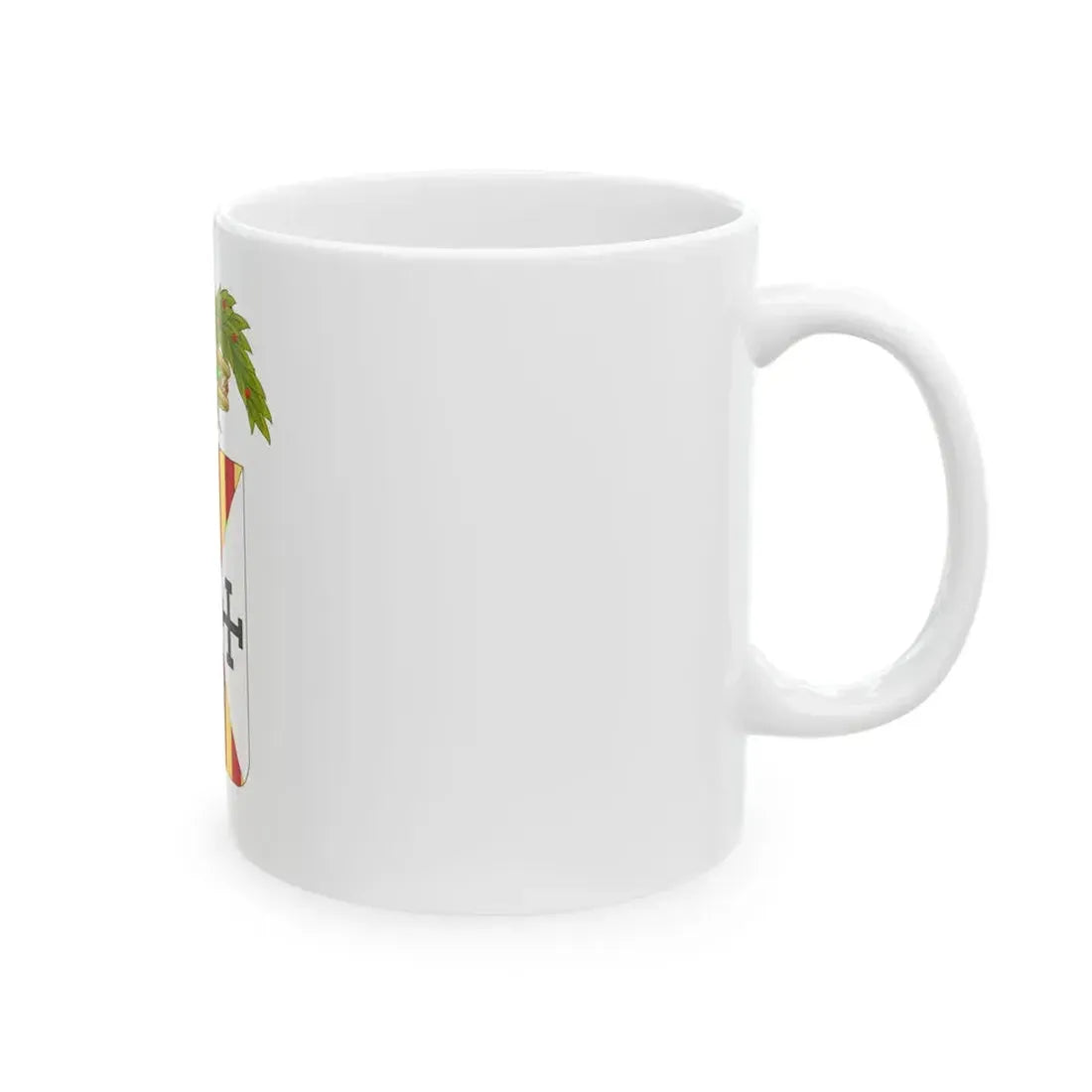 Flag of the Province of Catanzaro (Italy) White Coffee Mug - Go Mug Yourself