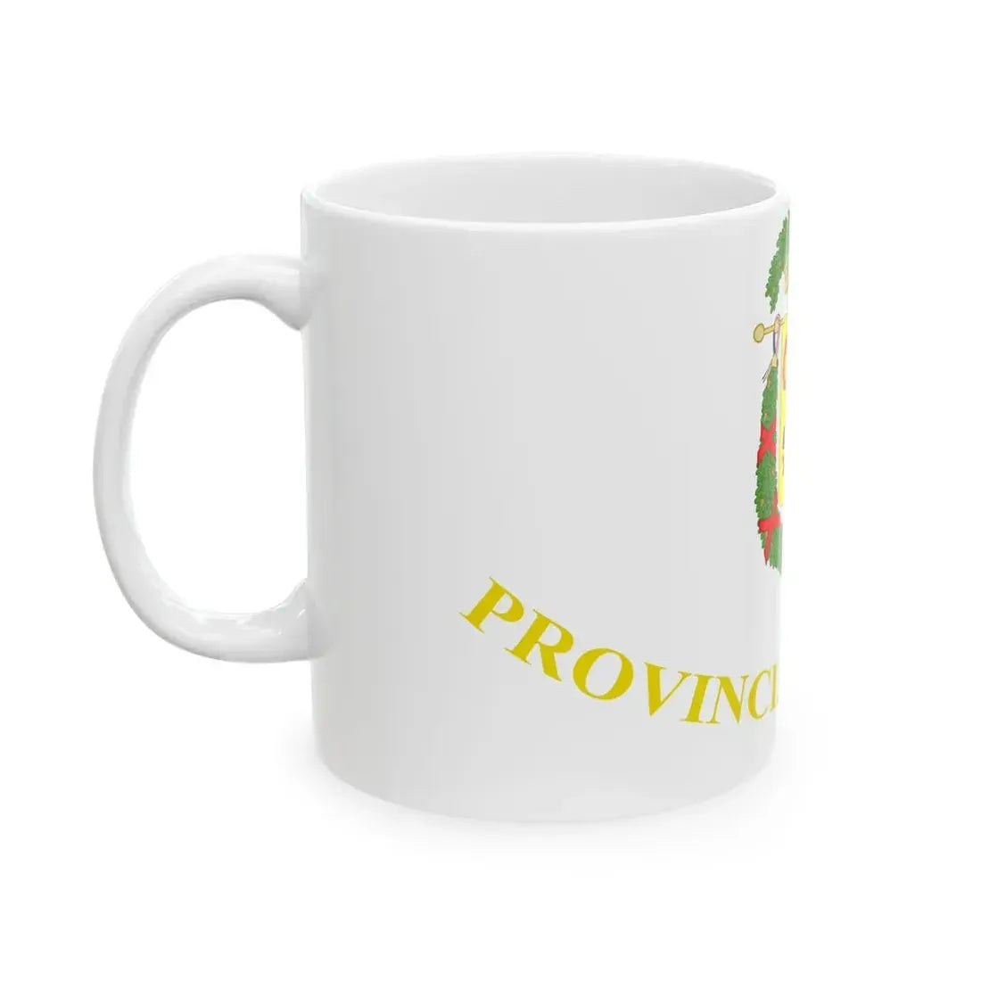 Flag of the province of Chieti (Italy) White Coffee Mug - Go Mug Yourself