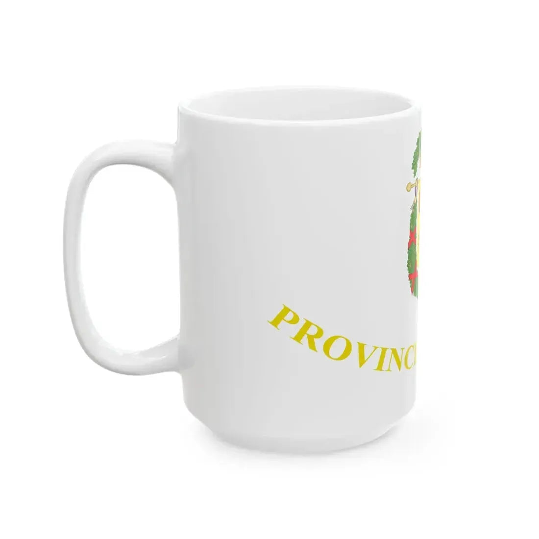 Flag of the province of Chieti (Italy) White Coffee Mug - Go Mug Yourself
