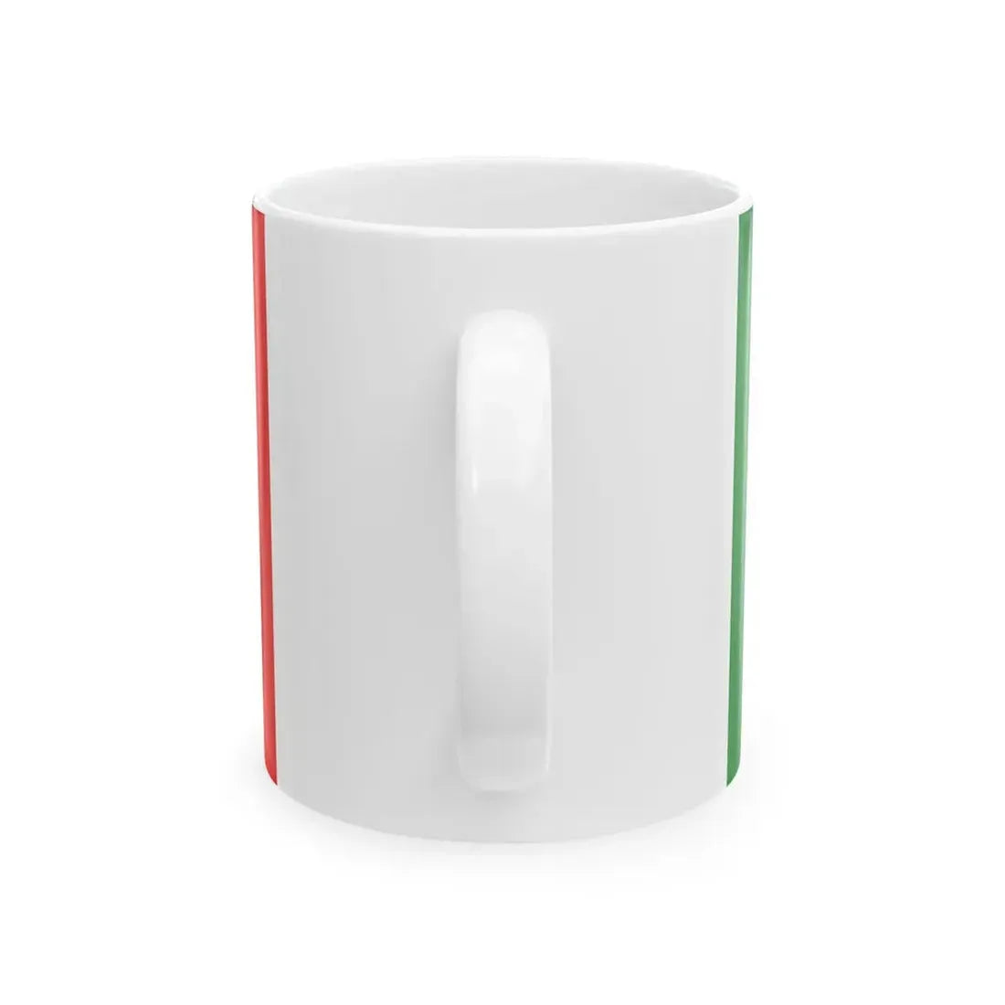 Flag of the Province of Crotone (Italy) White Coffee Mug - Go Mug Yourself