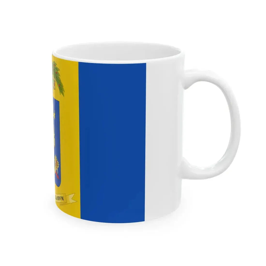 Flag of the Province of Frosinone (Italy) White Coffee Mug - Go Mug Yourself