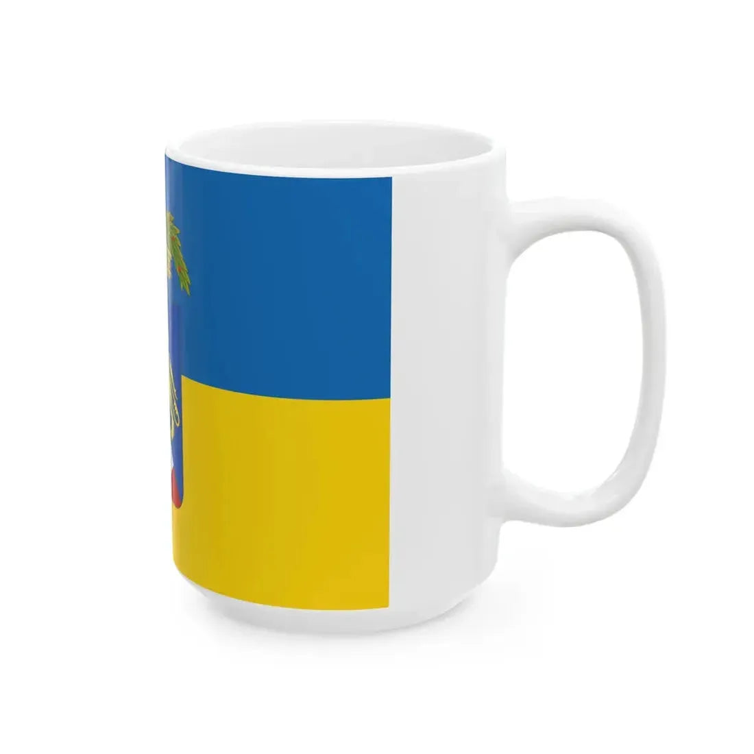 Flag of the Province of Gorizia (Italy) White Coffee Mug - Go Mug Yourself