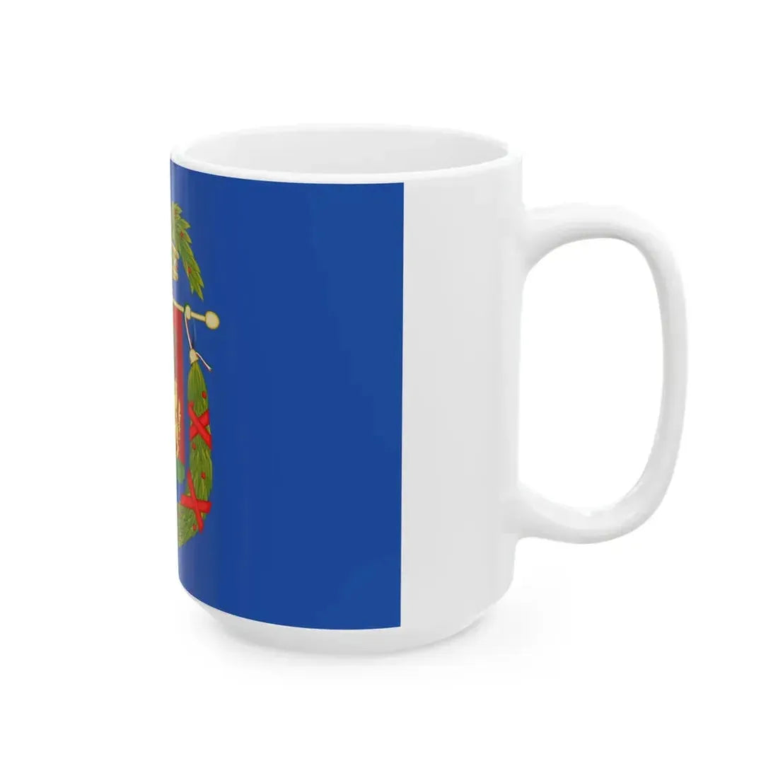 Flag of the Province of Imperia (Italy) White Coffee Mug - Go Mug Yourself