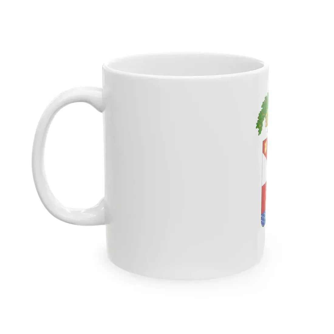 Flag of the province of Livorno (Italy) White Coffee Mug - Go Mug Yourself