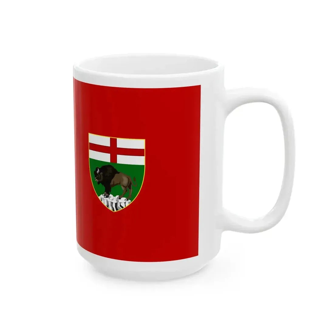 Flag of the Province of Manitoba (Canada) White Coffee Mug - Go Mug Yourself
