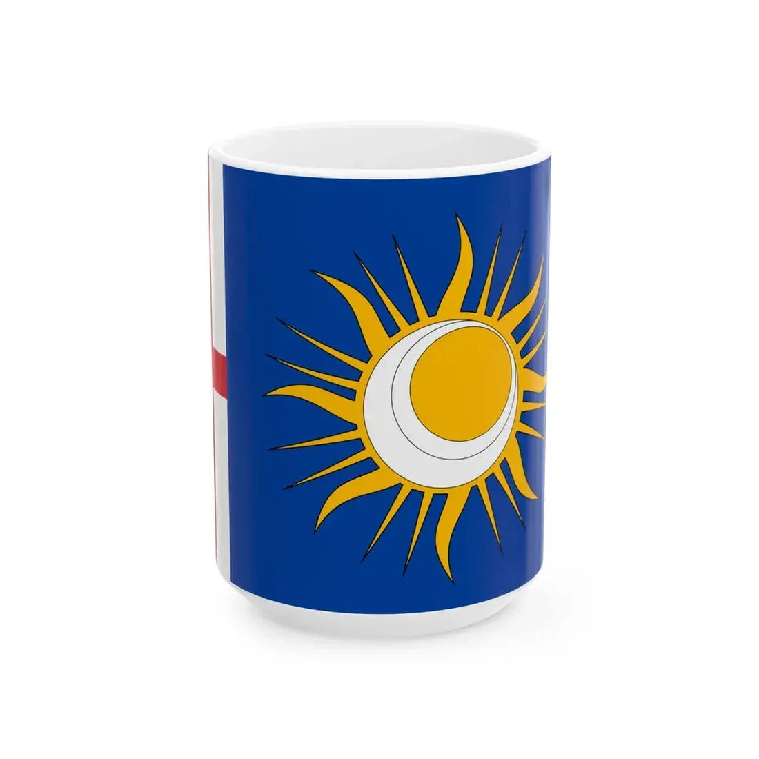 Flag of the Province of Milan (Italy) White Coffee Mug 15oz - Go Mug Yourself