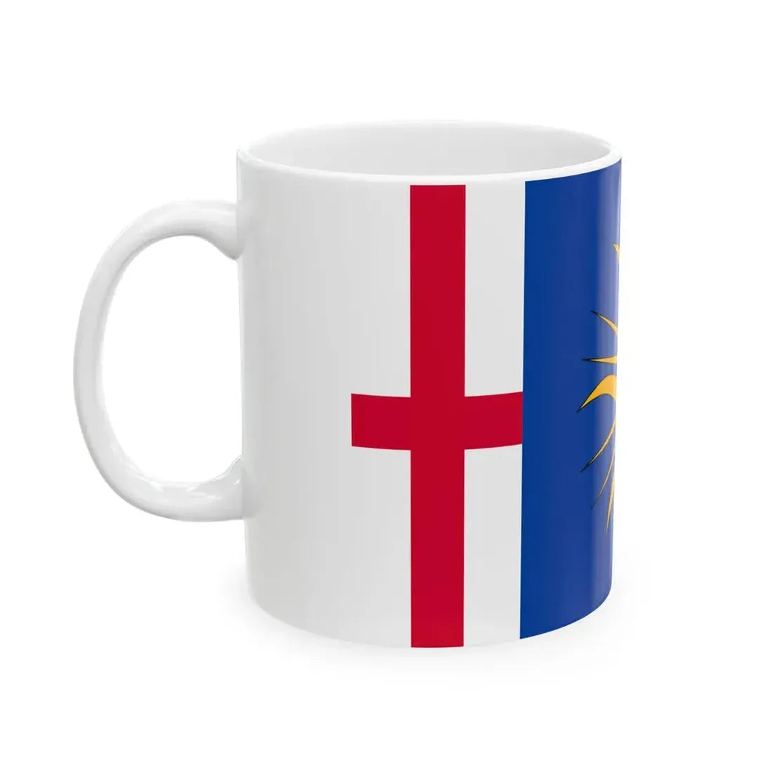 Flag of the Province of Milan (Italy) White Coffee Mug - Go Mug Yourself