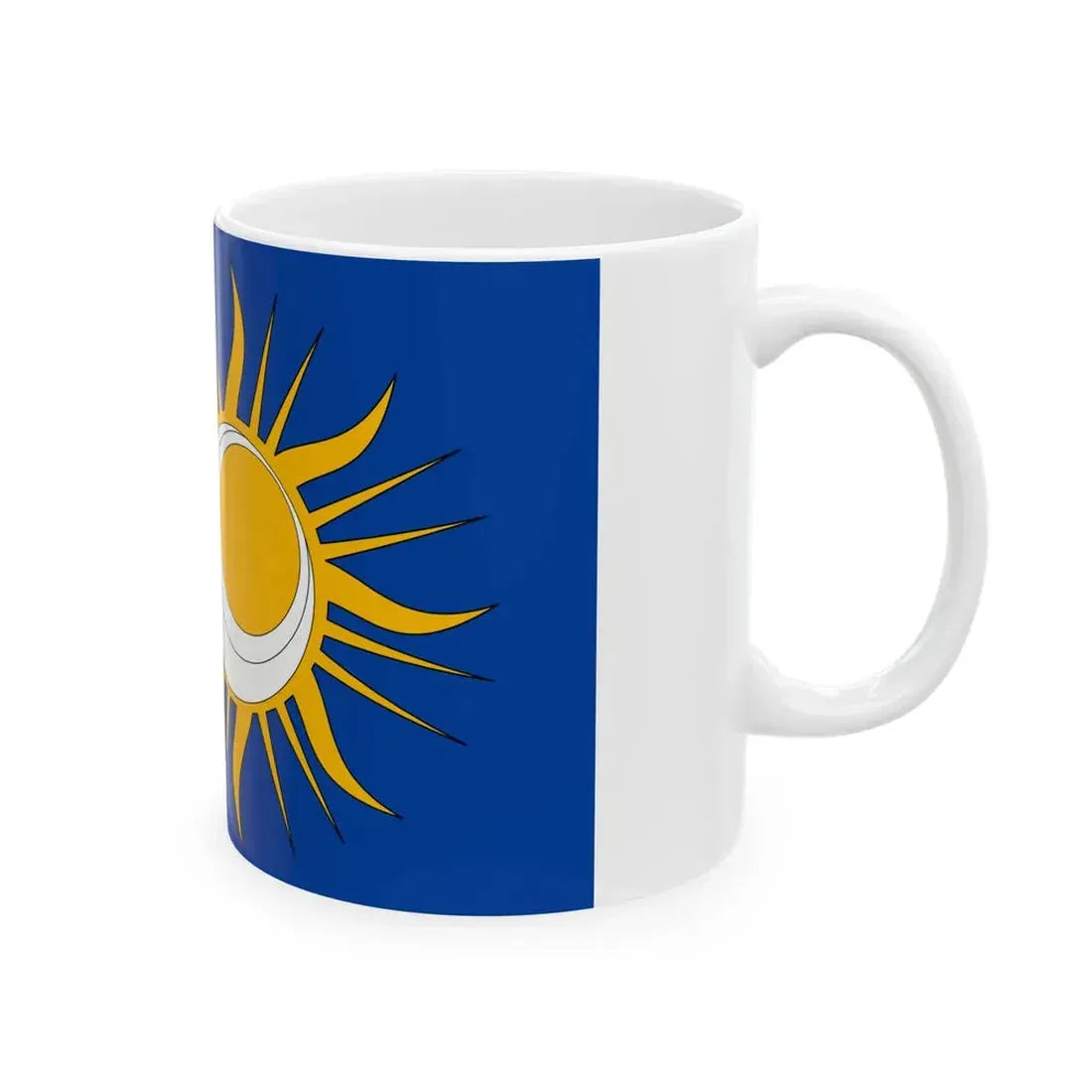 Flag of the Province of Milan (Italy) White Coffee Mug - Go Mug Yourself