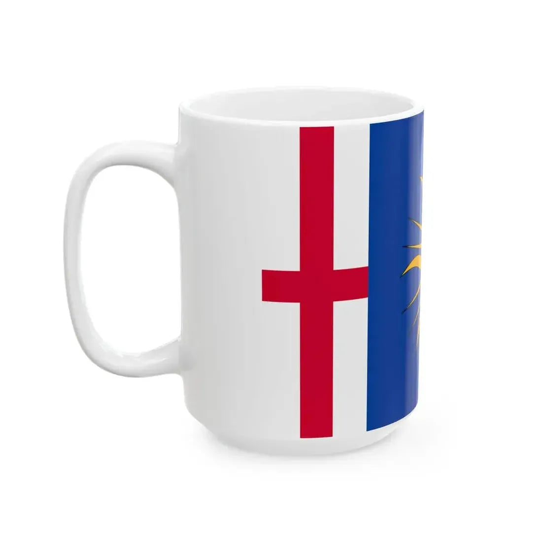 Flag of the Province of Milan (Italy) White Coffee Mug - Go Mug Yourself