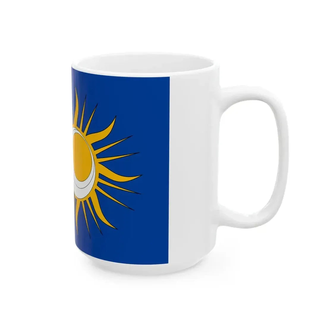 Flag of the Province of Milan (Italy) White Coffee Mug - Go Mug Yourself