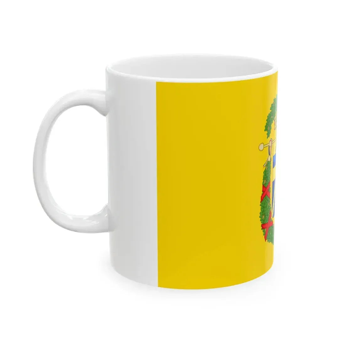 Flag of the province of Modena (Italy) White Coffee Mug - Go Mug Yourself