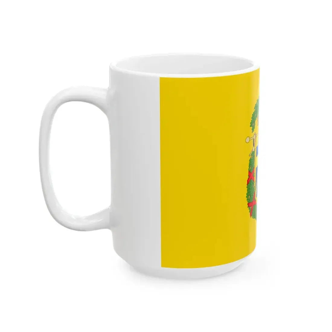 Flag of the province of Modena (Italy) White Coffee Mug - Go Mug Yourself