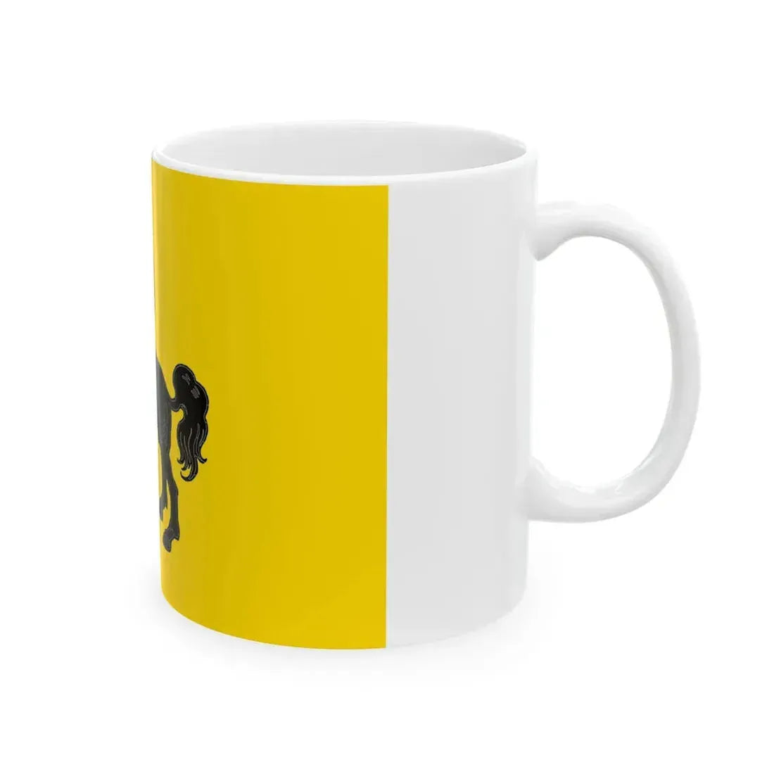 Flag of the Province of Naples (Italy) White Coffee Mug - Go Mug Yourself