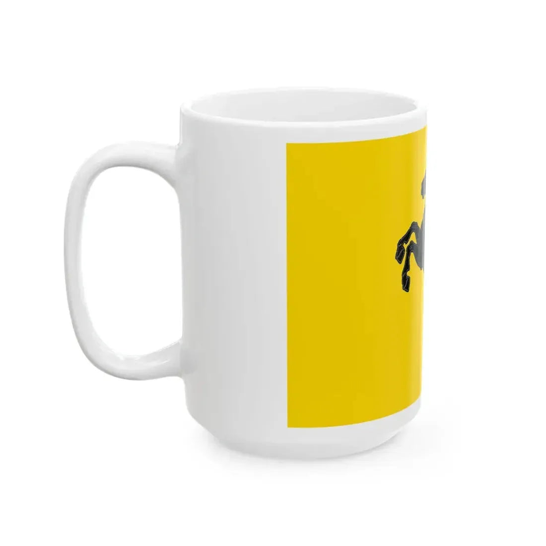 Flag of the Province of Naples (Italy) White Coffee Mug - Go Mug Yourself
