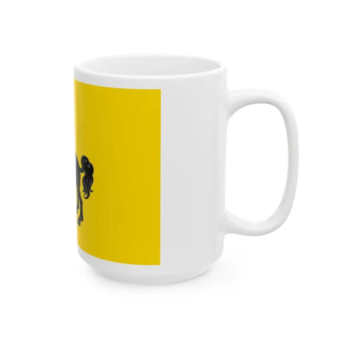 Flag of the Province of Naples (Italy) White Coffee Mug - Go Mug Yourself