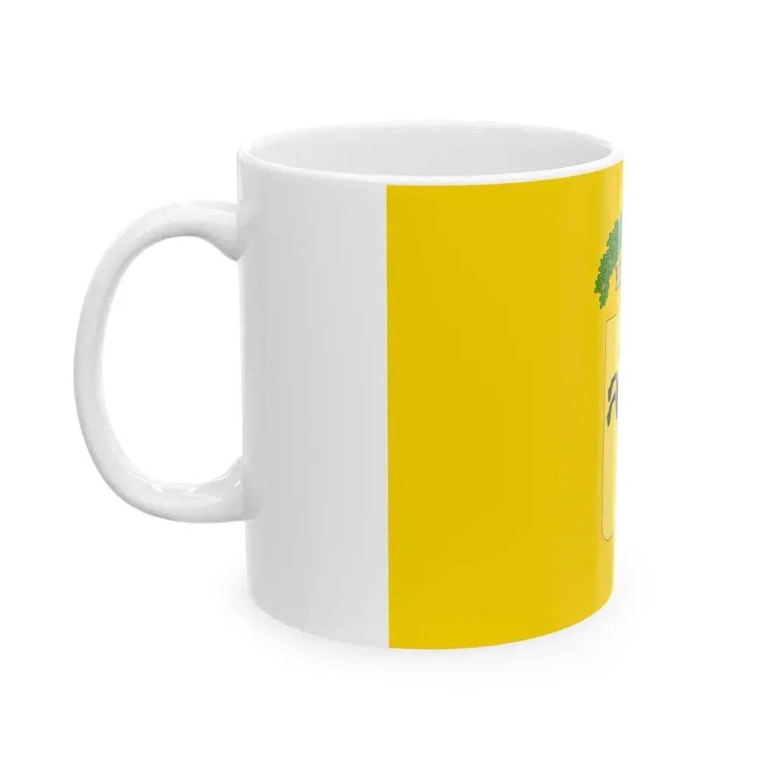 Flag of the province of Naples Variant (Italy) White Coffee Mug - Go Mug Yourself