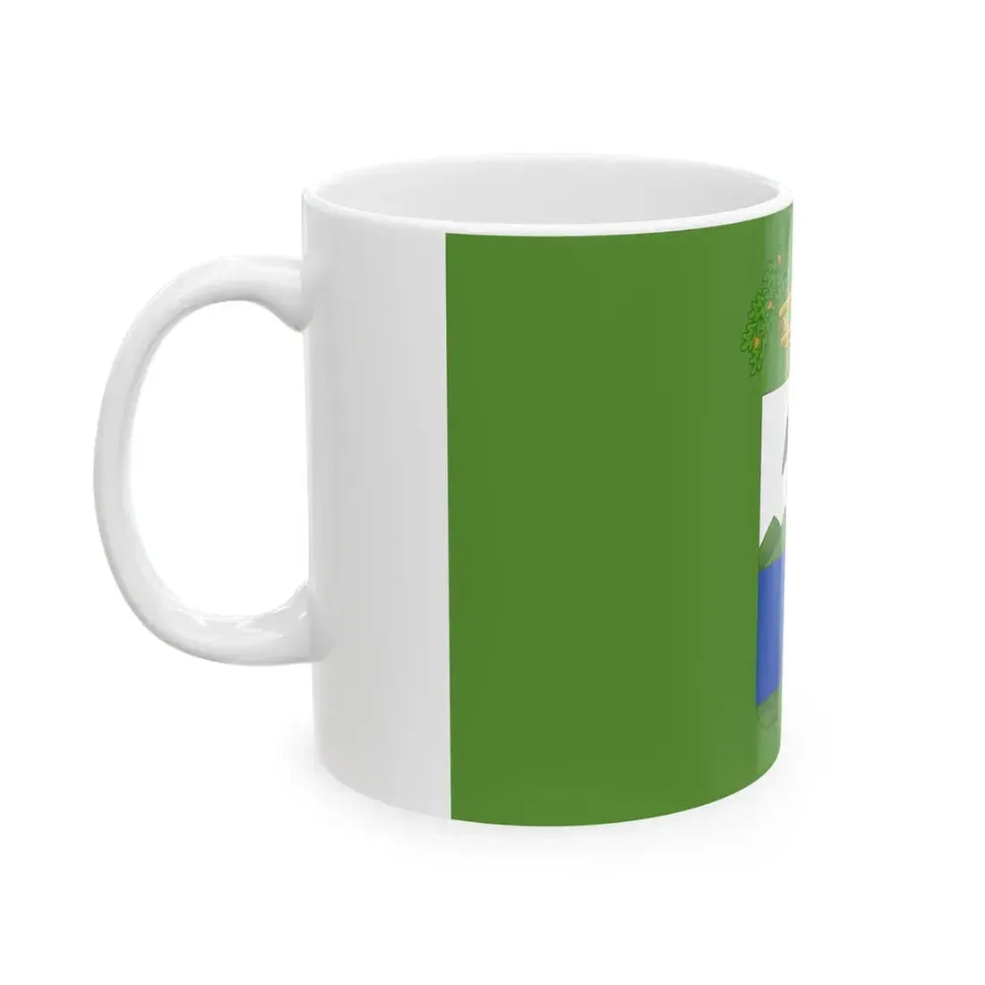 Flag of the Province of Nuoro (Italy) White Coffee Mug - Go Mug Yourself