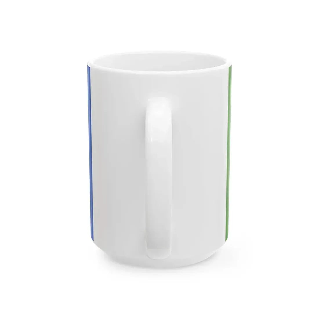 Flag of the Province of Nuoro (Italy) White Coffee Mug - Go Mug Yourself