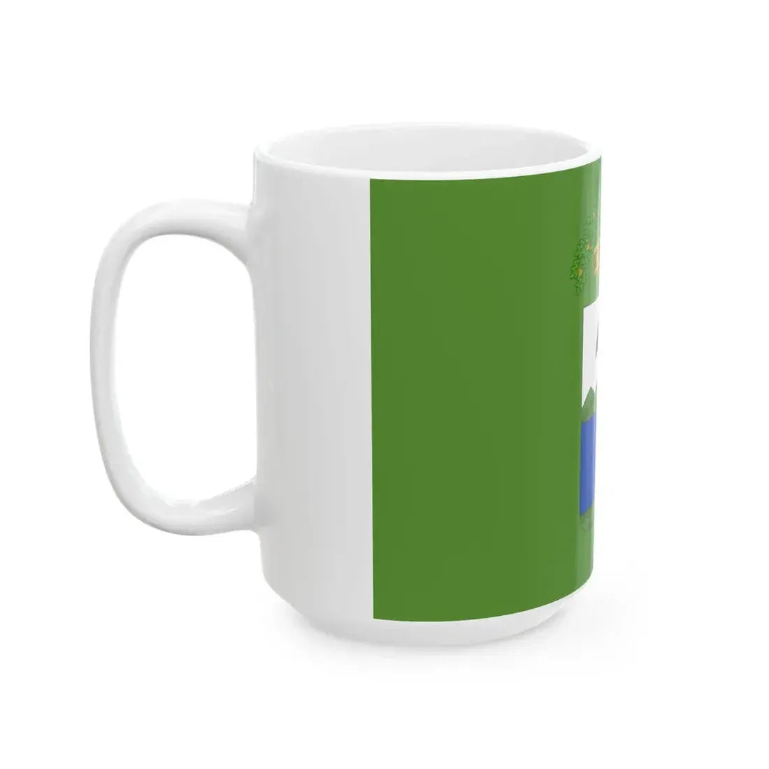 Flag of the Province of Nuoro (Italy) White Coffee Mug - Go Mug Yourself