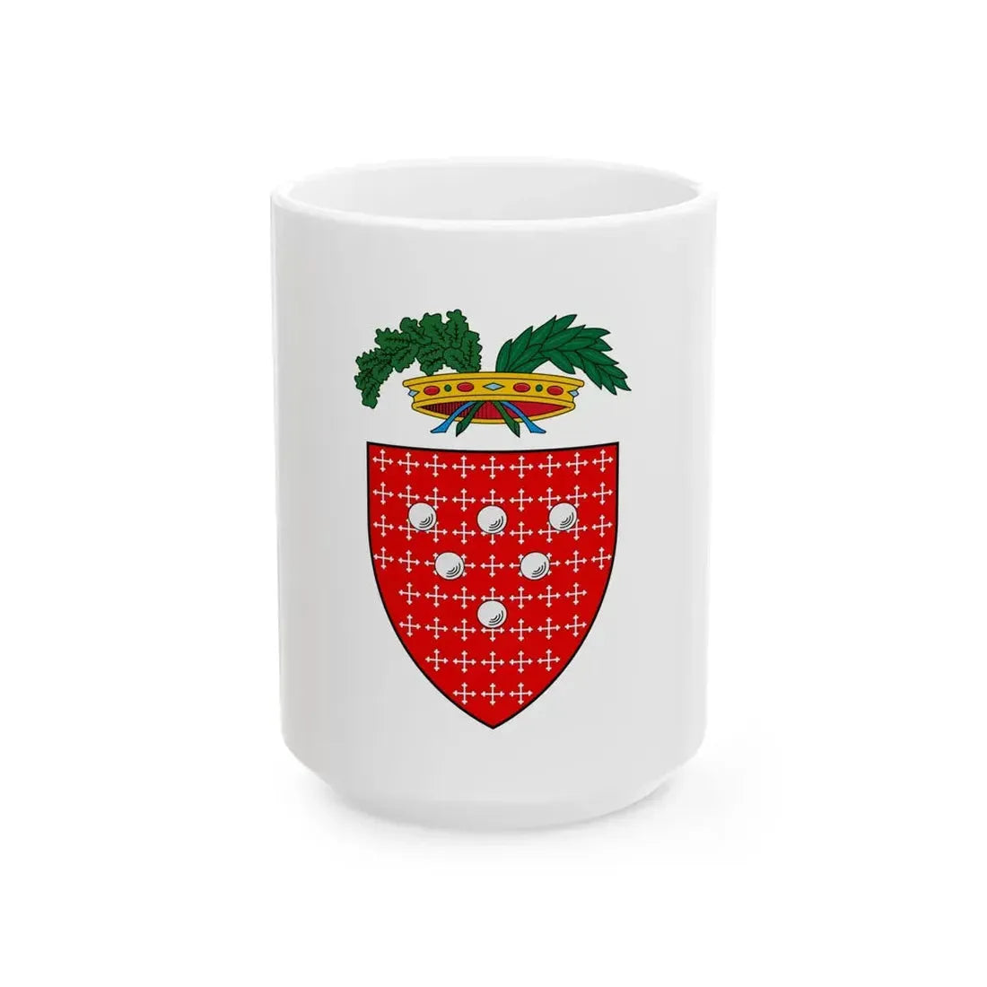 Flag of the Province of Ogliastra (Italy) White Coffee Mug 15oz - Go Mug Yourself