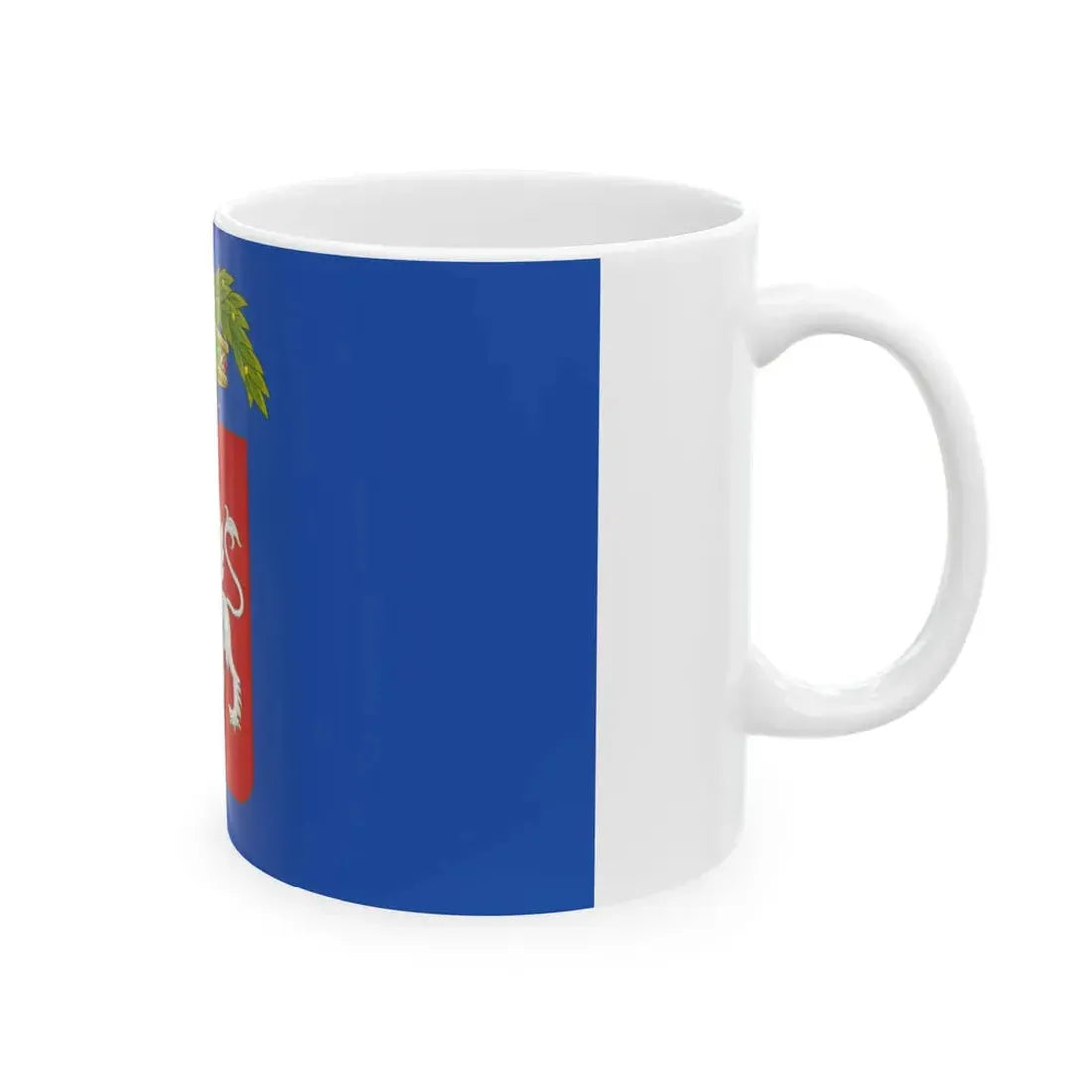 Flag of the province of Perugia (Italy) White Coffee Mug - Go Mug Yourself