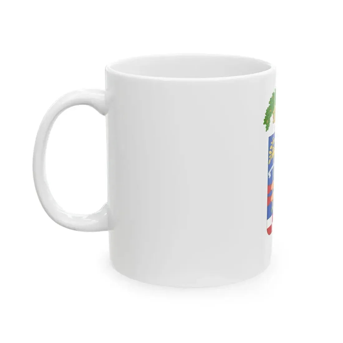 Flag of the province of Pesaro-Urbino (Italy) White Coffee Mug - Go Mug Yourself