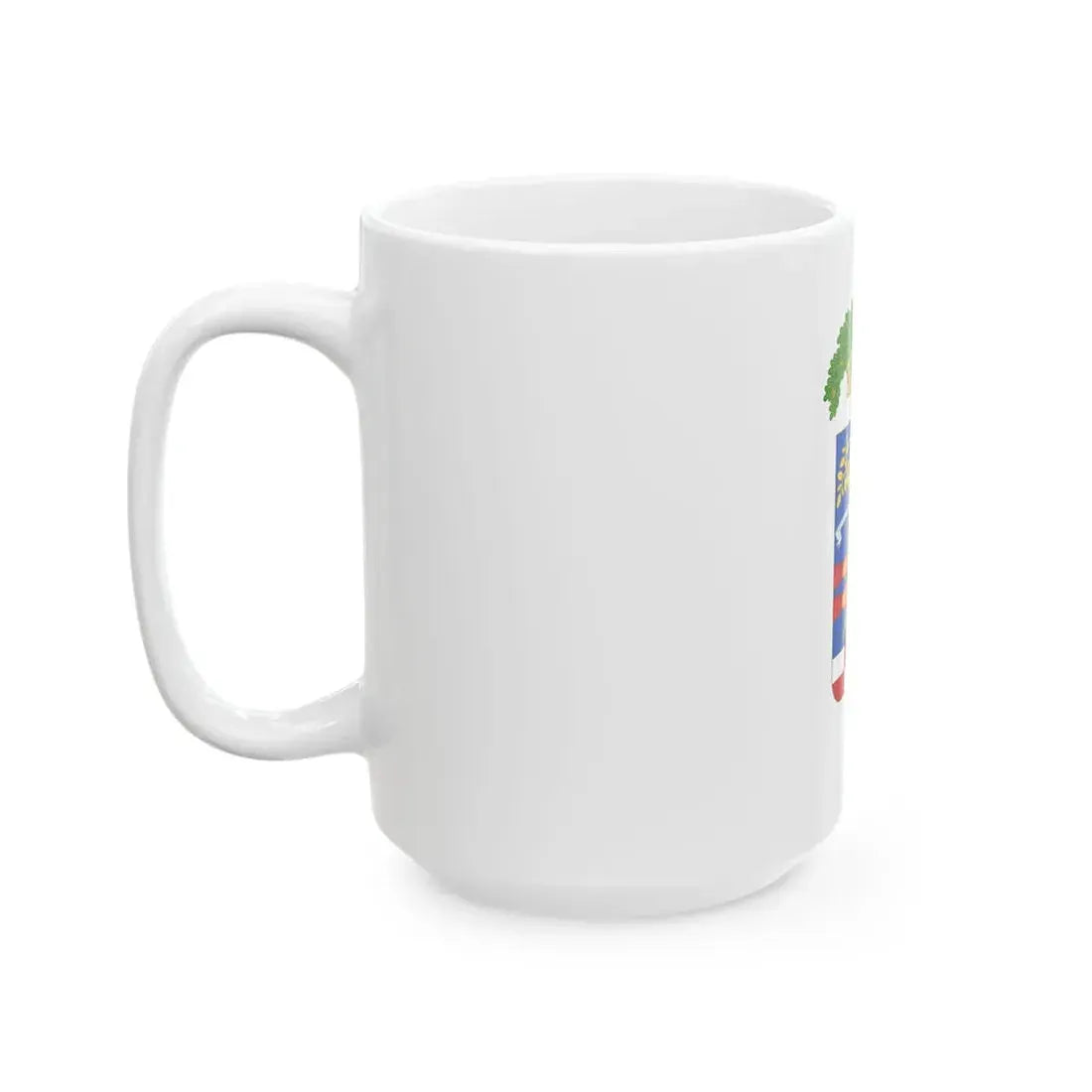 Flag of the province of Pesaro-Urbino (Italy) White Coffee Mug - Go Mug Yourself