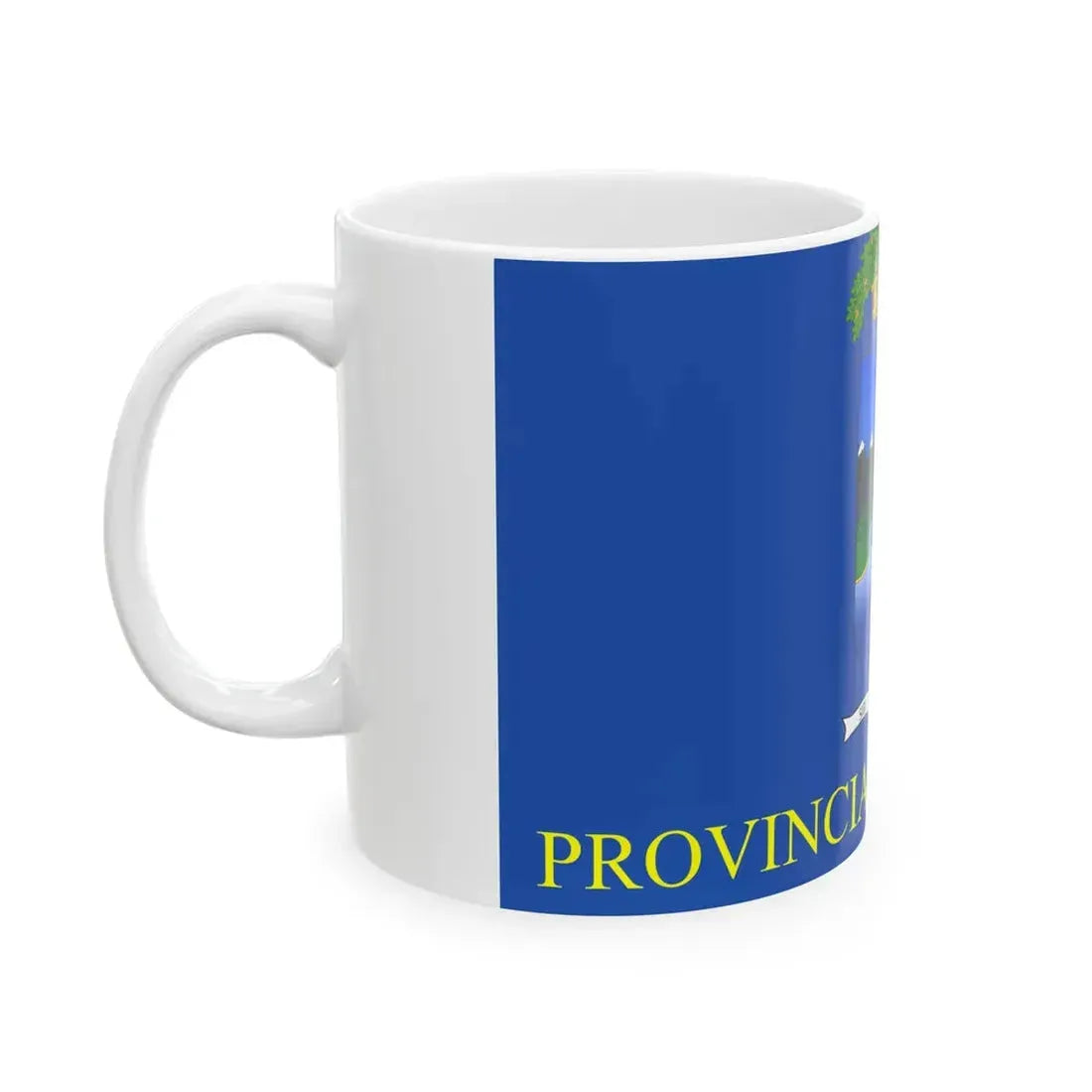Flag of the Province of Pescara (Italy) White Coffee Mug - Go Mug Yourself