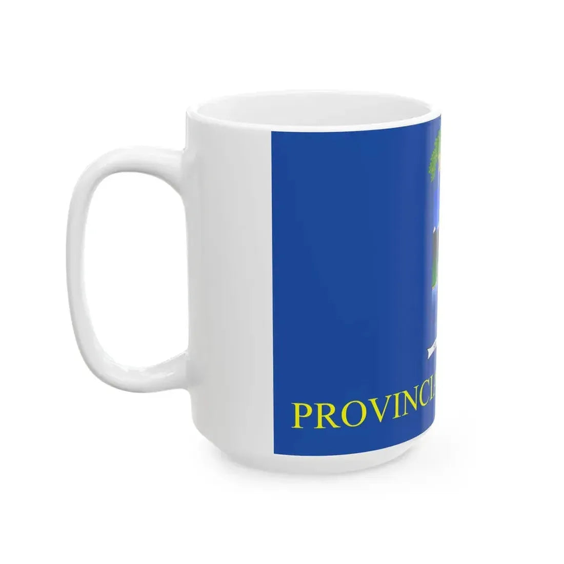 Flag of the Province of Pescara (Italy) White Coffee Mug - Go Mug Yourself