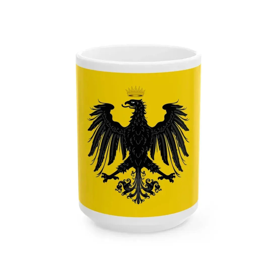 Flag of the province of Pisa (Italy) White Coffee Mug 15oz - Go Mug Yourself