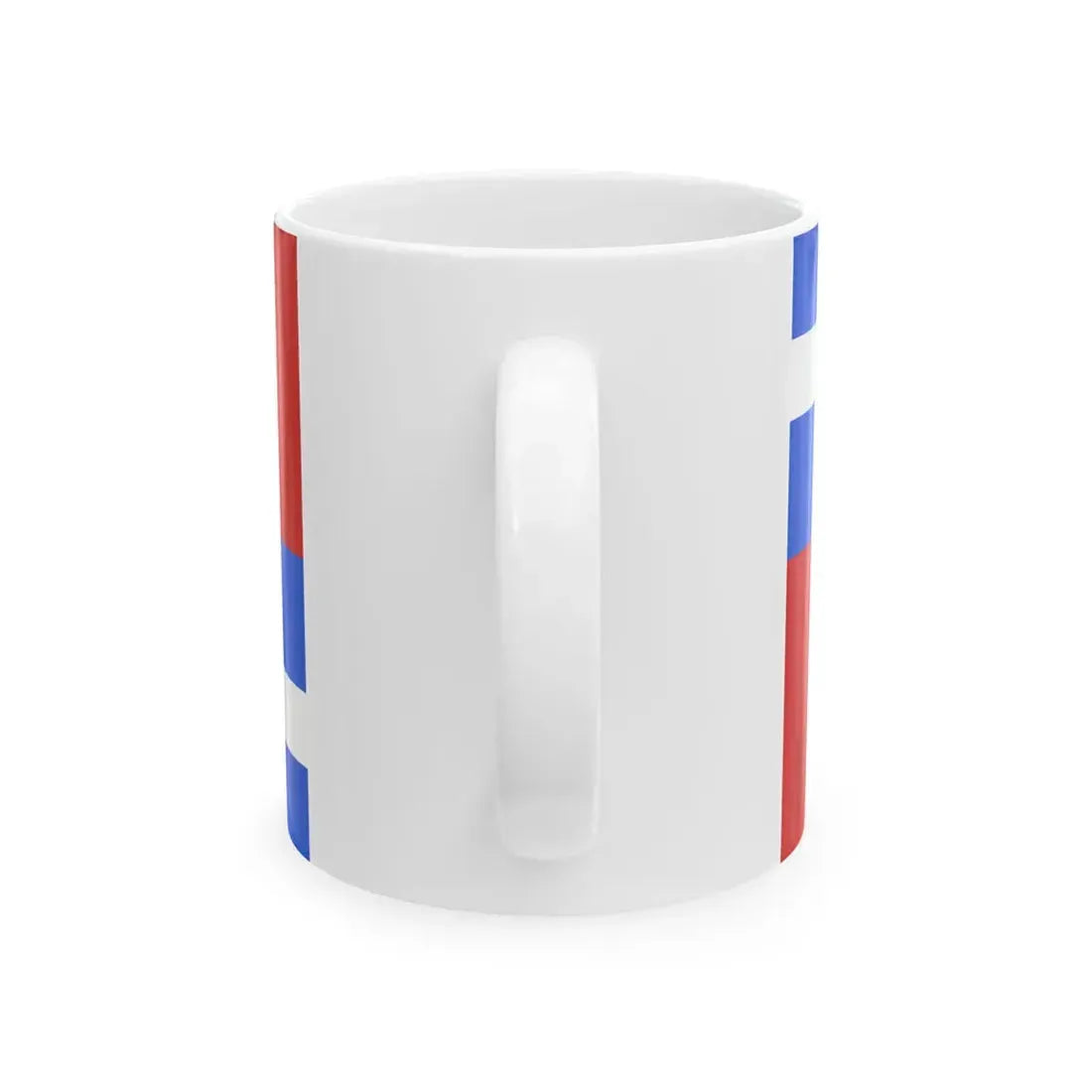 Flag of the province of Sassari (Italy) White Coffee Mug - Go Mug Yourself