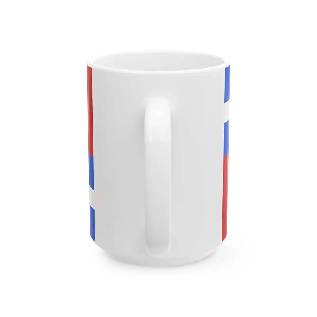 Flag of the province of Sassari (Italy) White Coffee Mug - Go Mug Yourself