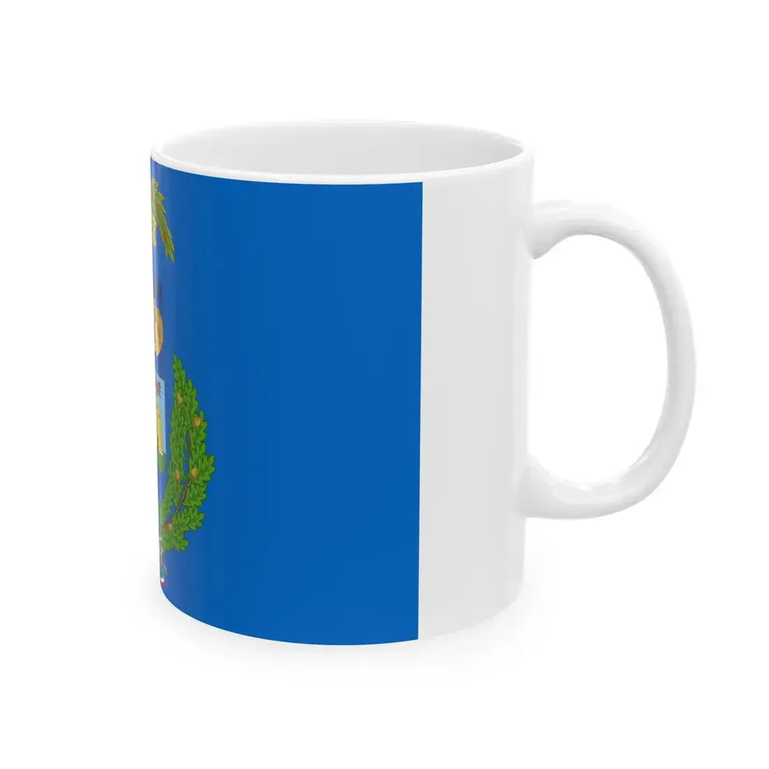 Flag of the Province of Trapani (Italy) White Coffee Mug - Go Mug Yourself