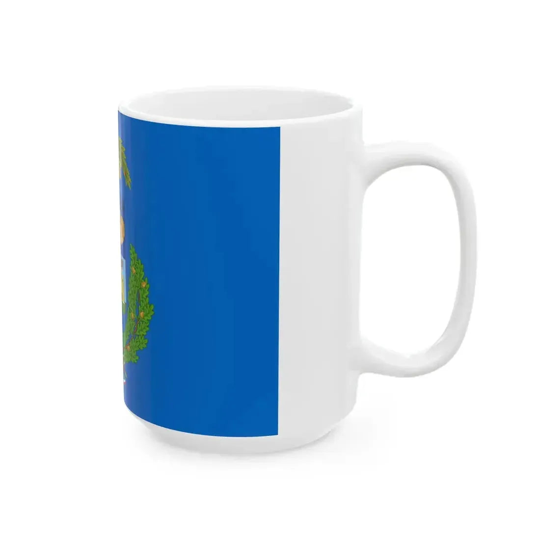 Flag of the Province of Trapani (Italy) White Coffee Mug - Go Mug Yourself
