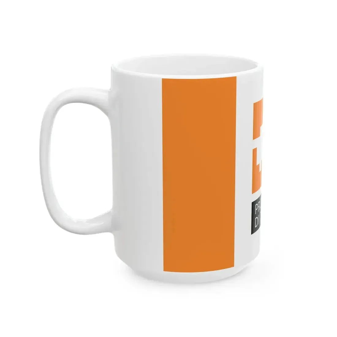 Flag of the Province of Treviso 2015 design (Italy) White Coffee Mug - Go Mug Yourself