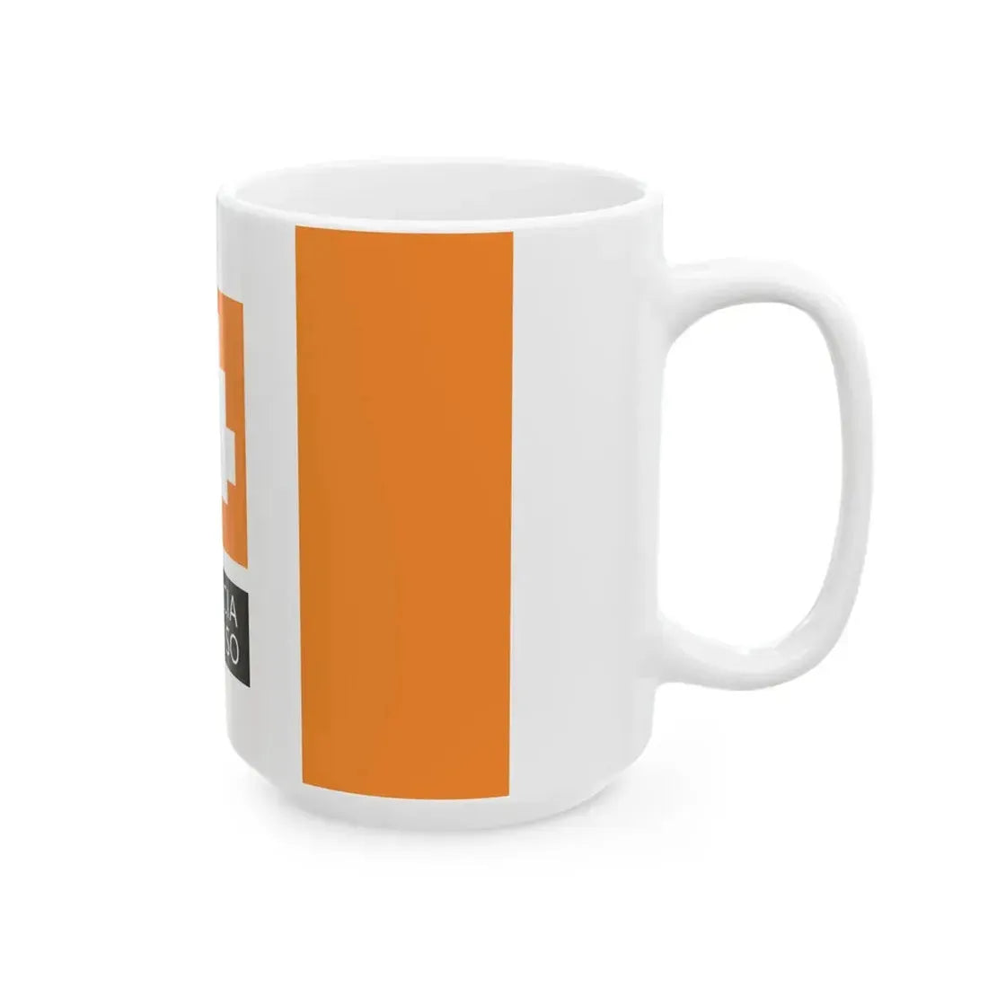 Flag of the Province of Treviso 2015 design (Italy) White Coffee Mug - Go Mug Yourself