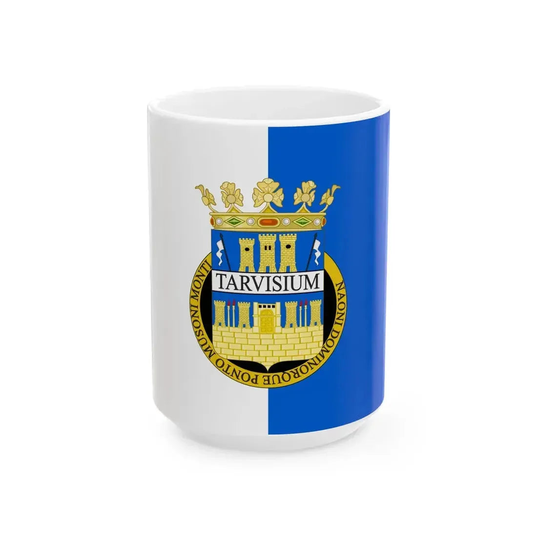 Flag of the Province of Treviso (Italy) White Coffee Mug 15oz - Go Mug Yourself