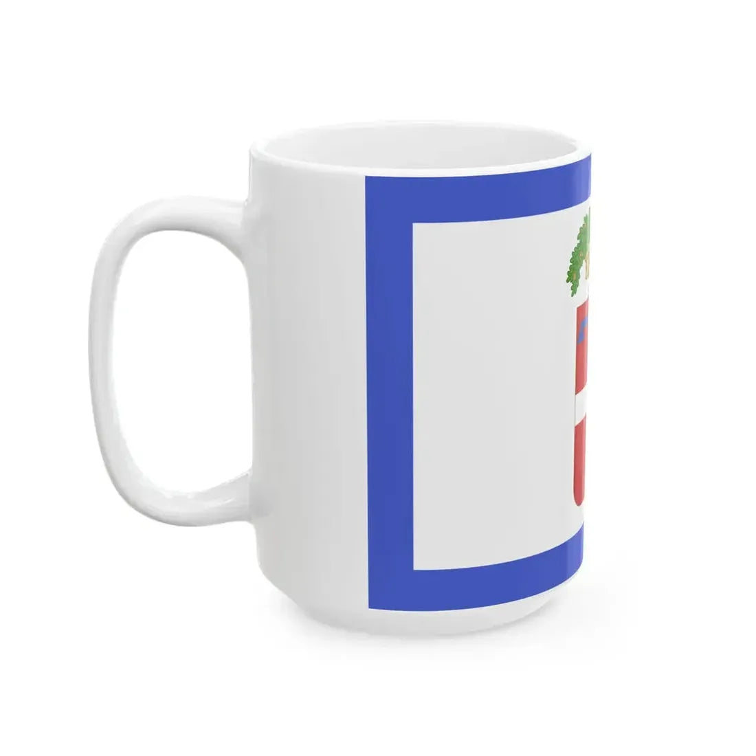 Flag of the Province of Turin (Italy) White Coffee Mug - Go Mug Yourself
