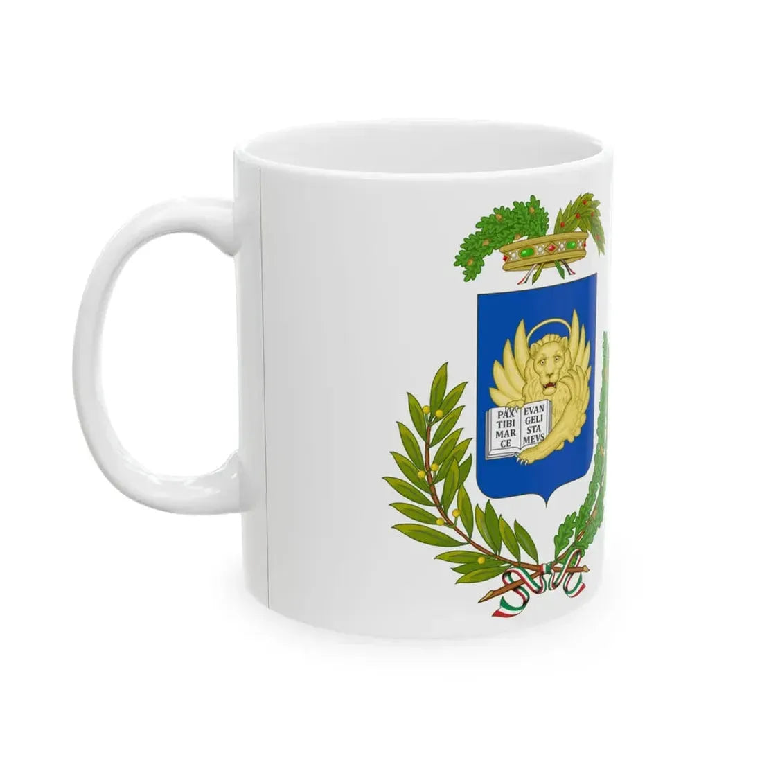 Flag of the Province of Venice (Italy) White Coffee Mug - Go Mug Yourself