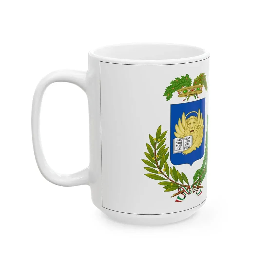 Flag of the Province of Venice (Italy) White Coffee Mug - Go Mug Yourself