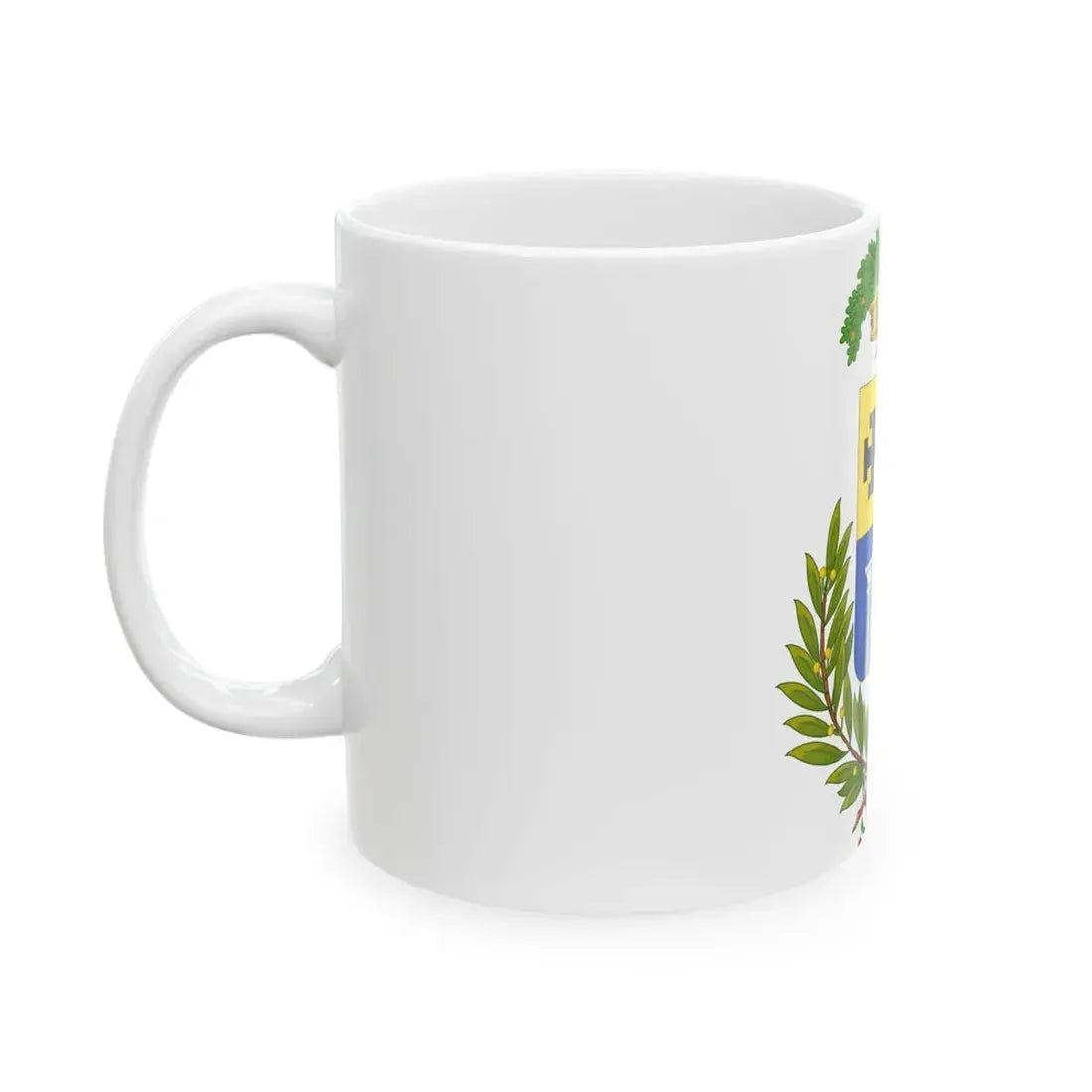 Flag of the Province of Vibo Valentia (Italy) White Coffee Mug - Go Mug Yourself