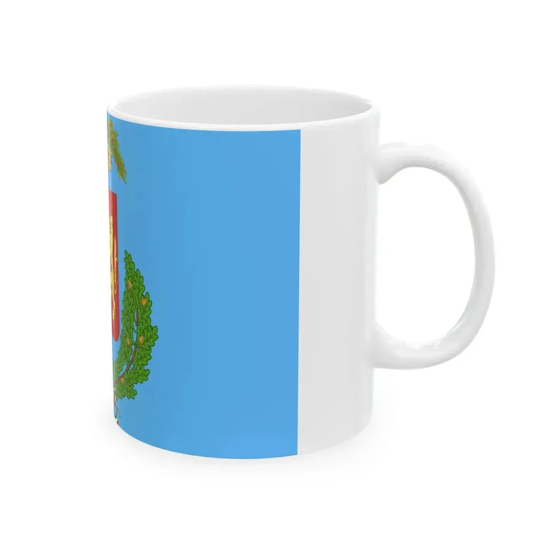 Flag of the Province of Vibo Valentia (Italy) White Coffee Mug - Go Mug Yourself