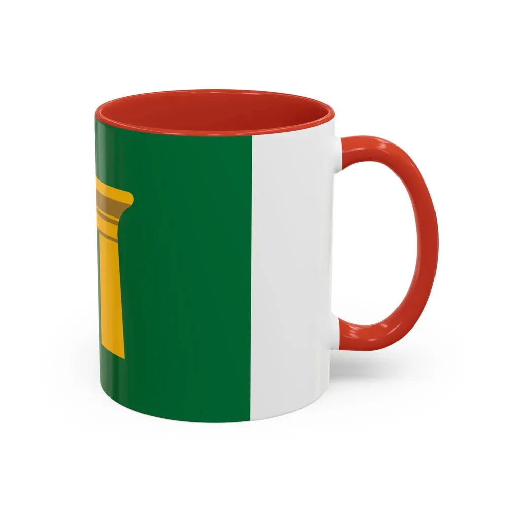Flag of the Qena Governorate Egypt - Accent Coffee Mug - Go Mug Yourself