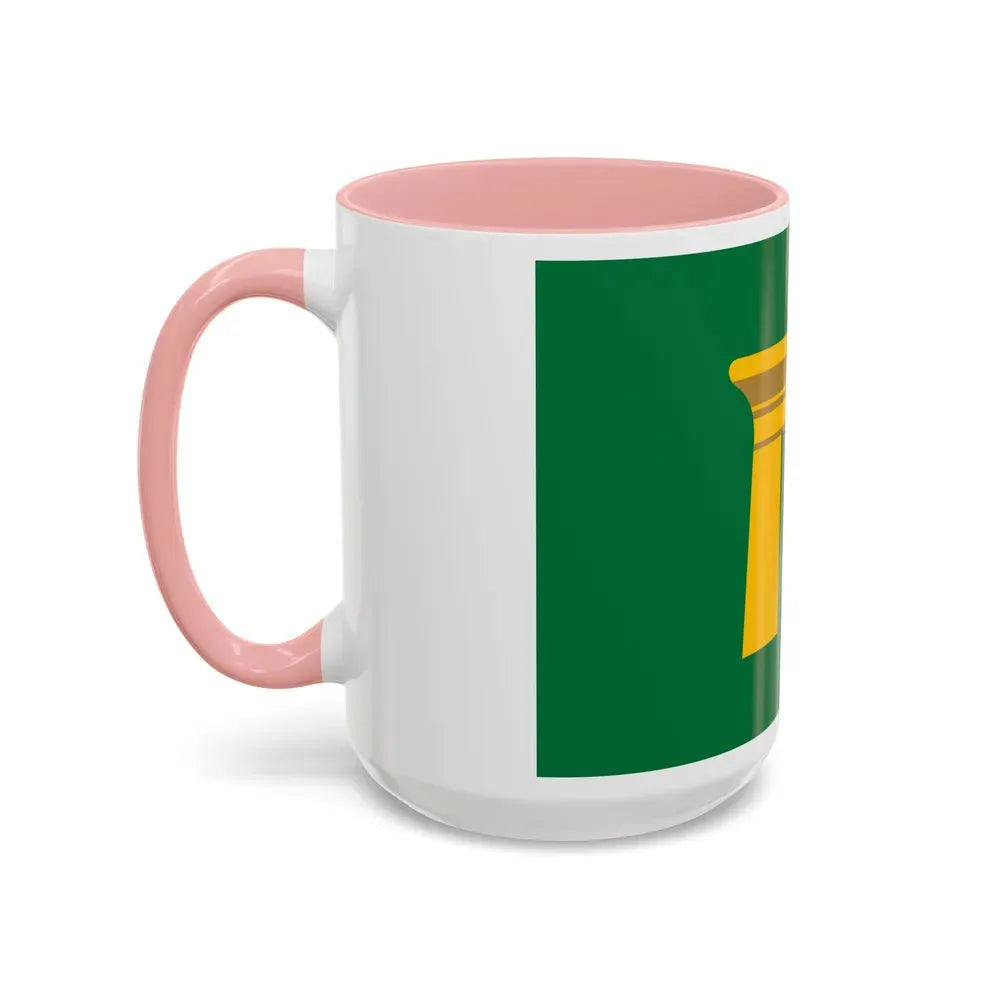 Flag of the Qena Governorate Egypt - Accent Coffee Mug - Go Mug Yourself