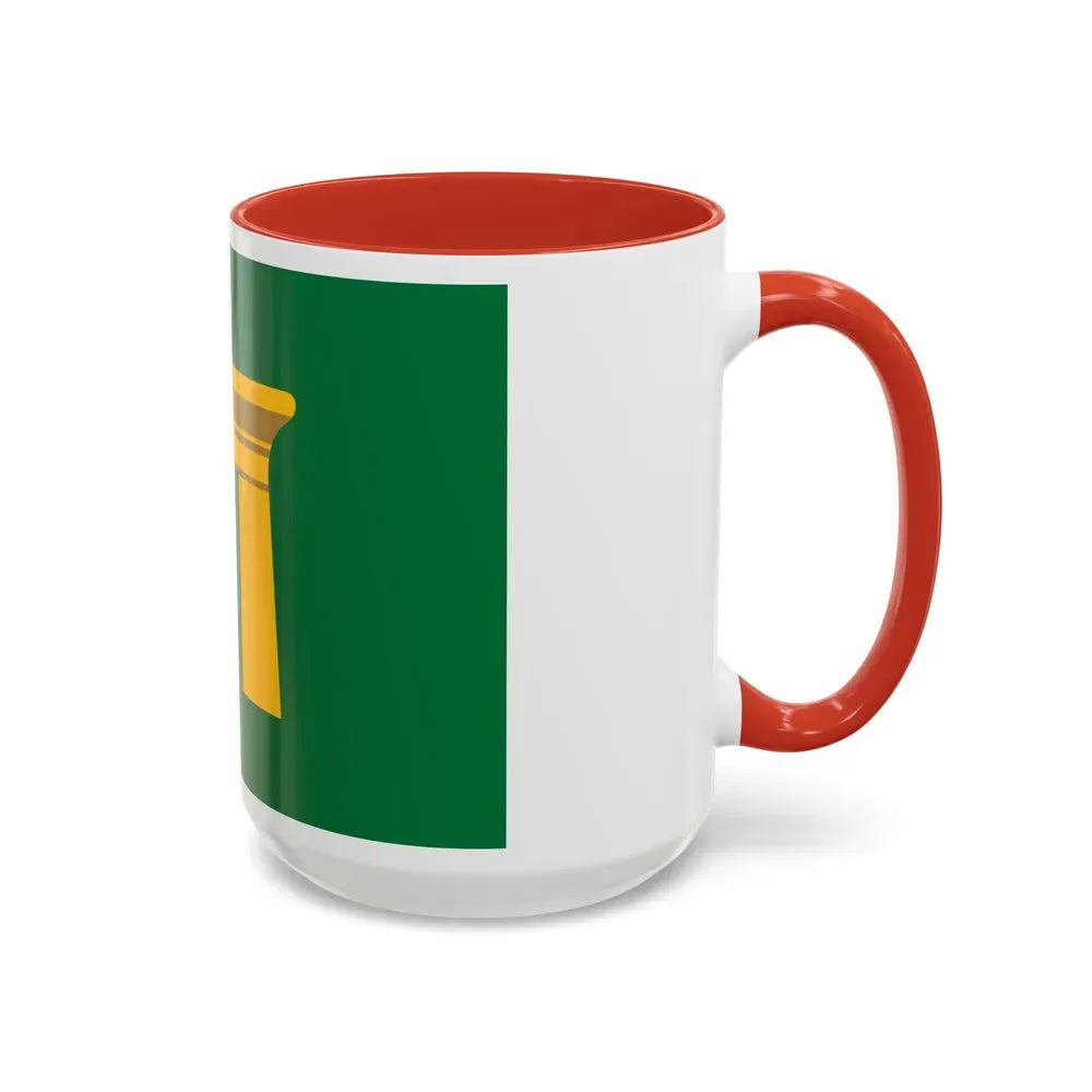 Flag of the Qena Governorate Egypt - Accent Coffee Mug - Go Mug Yourself