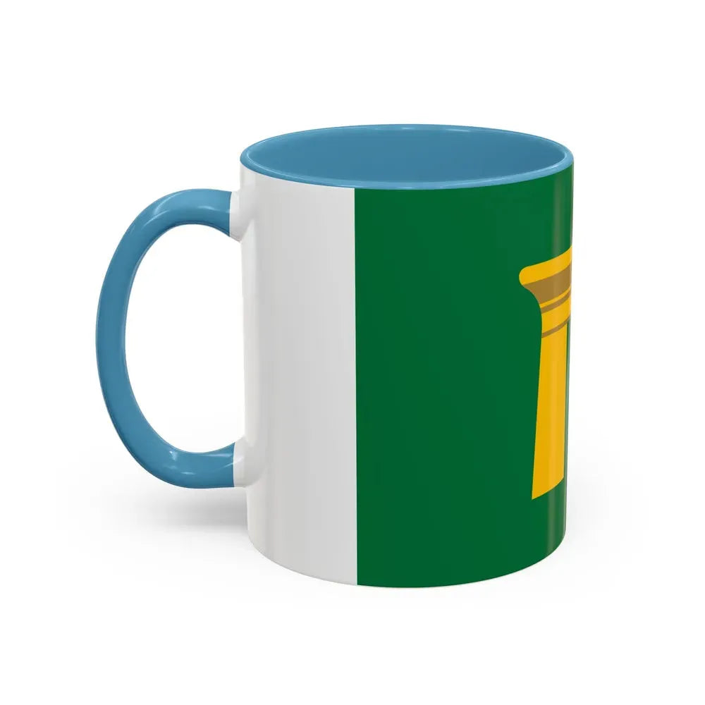 Flag of the Qena Governorate Egypt - Accent Coffee Mug - Go Mug Yourself